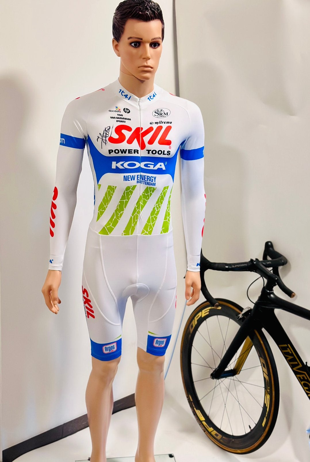 Wielrenkleding wielrenpak snelpak speedsuit maat M Koga Skil, Zo goed als nieuw, Bovenkleding, Heren, M