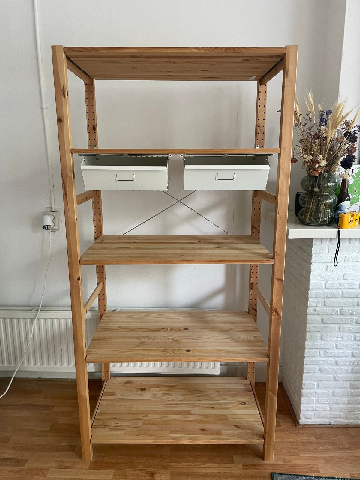 Ikea IVAR stellingkast - Houten opbergkast, Ophalen, Gebruikt