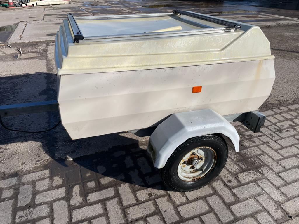 Bagagewagen aanhangwagen, Ophalen, Gebruikt