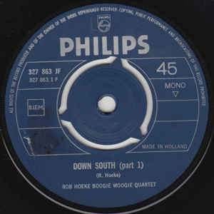 Rob Hoeke Boogie Woogie Quartet ‎– Down South (Part 1 + 2), Cd's en Dvd's, Vinyl Singles, 7 inch, Ophalen of Verzenden, Zo goed als nieuw