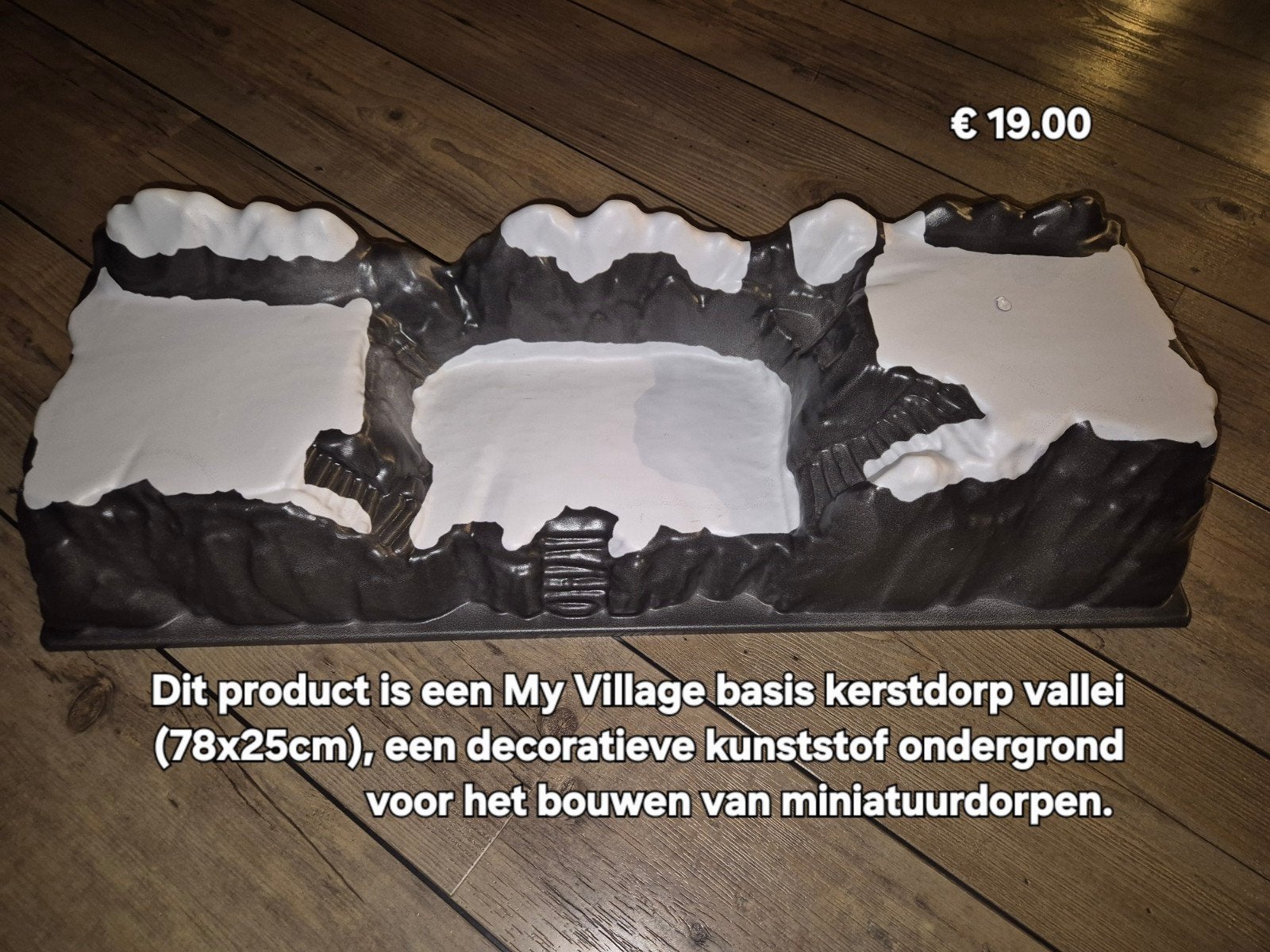 My Village Kerstdorp Vallei Basis (78x25cm), Ophalen, Gebruikt, Meerkleurig, Kunststof
