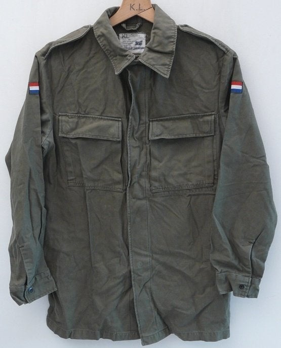 Jas, Gevechts, Uniform, M78, maat: 96, KL, 1980s.(Nr.6), Ophalen of Verzenden, Landmacht, Nederland, Kleding of Schoenen