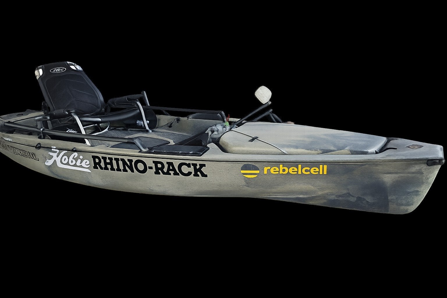 Hobie pro angler 14 viskajak trapkajak, Watersport en Boten, Ophalen, Eén persoon, Met peddels, Kajak