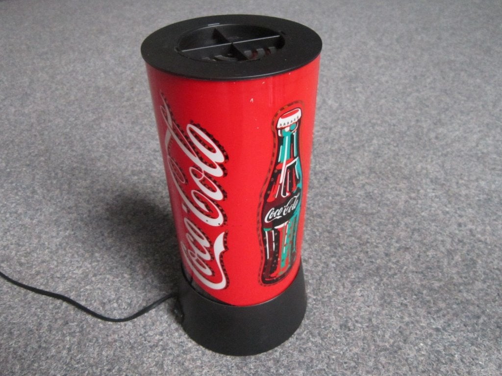 COCA COLA LAMP LICHTRECLAME, Verzamelen, Ophalen, Zo goed als nieuw, Lichtbak of (neon) lamp