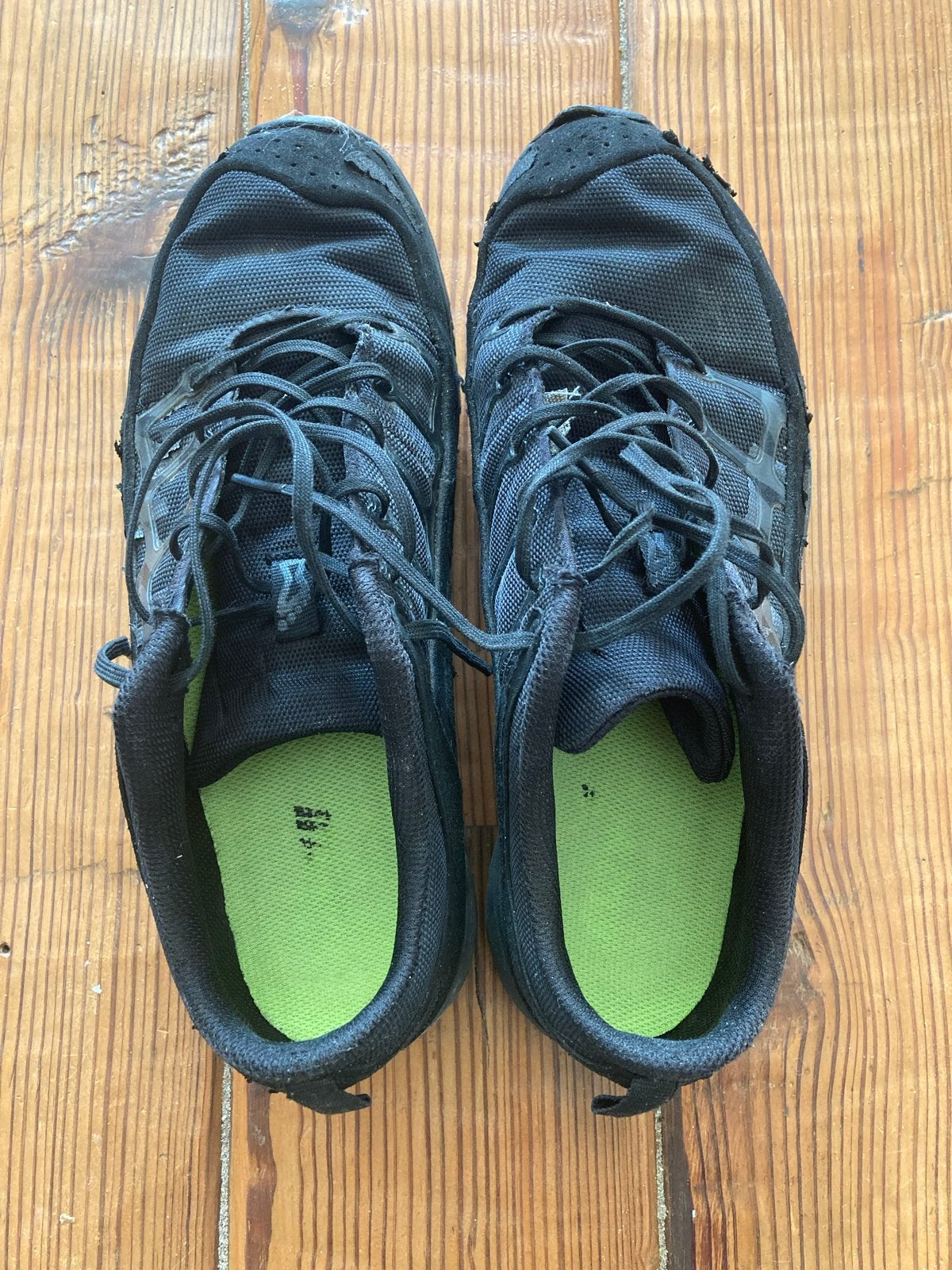 Zwarte Inov-8 Trail Running Schoenen - Maat 42.5, Ophalen, Gedragen, Zwart, Sneakers of Gympen