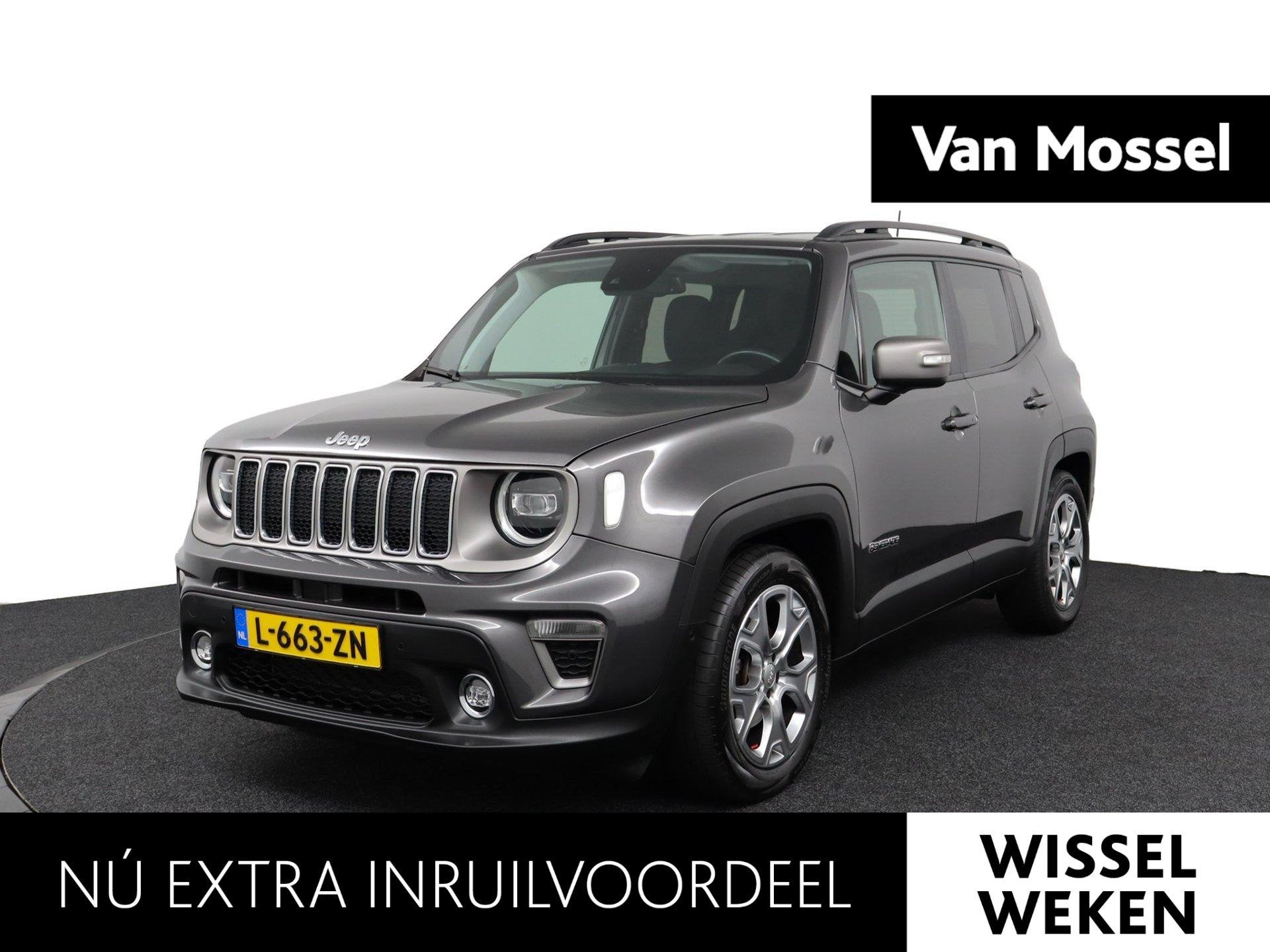Jeep Renegade 1.3T Freedom Automaat | Apple Carplay/Android, Auto's, 12 maanden, Stof, Gebruikt, 4 cilinders
