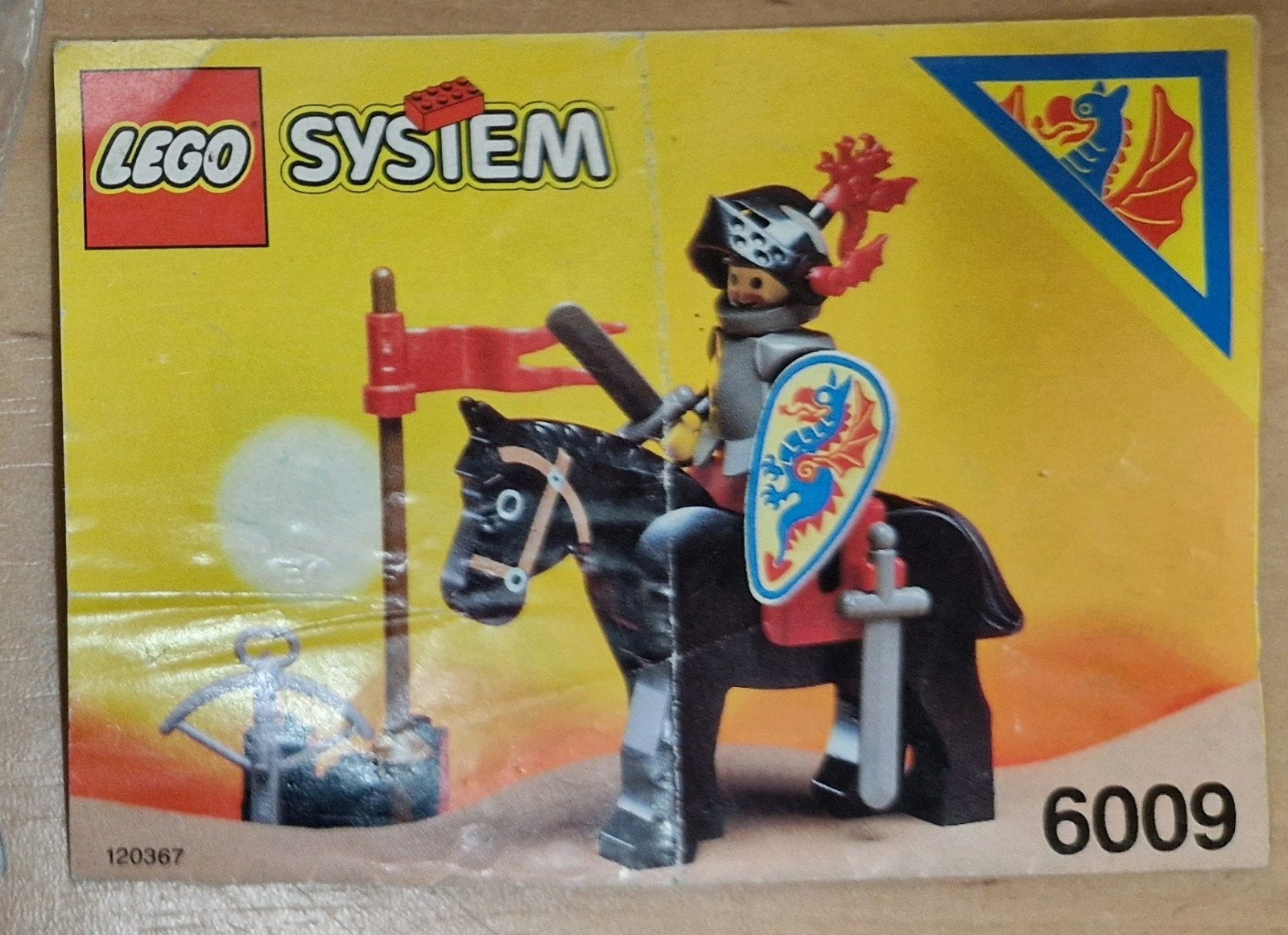 Lego 6009 Black Knight, Compleet, Gebruikt, Lego, Ophalen of Verzenden