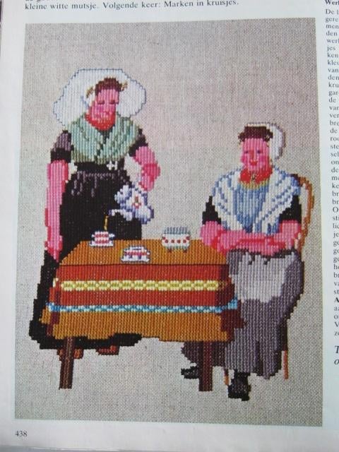 Borduurpatroon  Klederdracht Zeeland   nr 6309 74 do, Hobby en Vrije tijd, Borduren en Borduurmachines, Verzenden, Nieuw, Handborduren