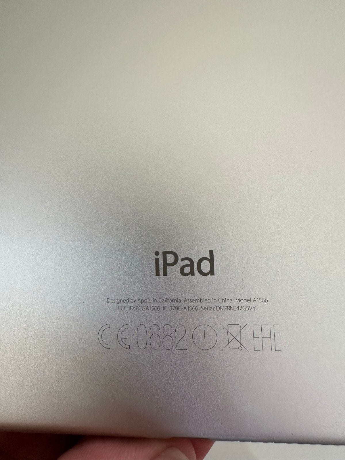 Apple iPad Air 2 (A1566) 64GB Wi-Fi Zilver, Computers en Software, Apple iPads, 10 inch, Gebruikt, Apple iPad Air, Ophalen of Verzenden