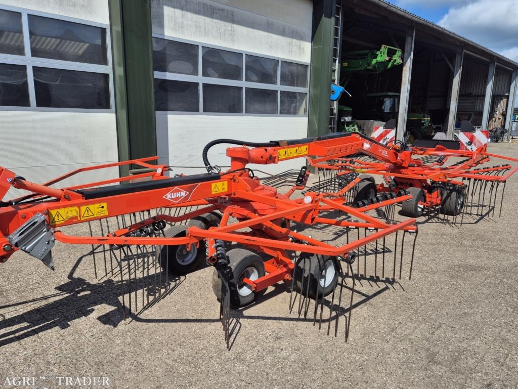 Kuhn GA6632 Zijafleg hark treintje dubbele hark, Niet opgegeven, Akkerbouw, -, Niet opgegeven