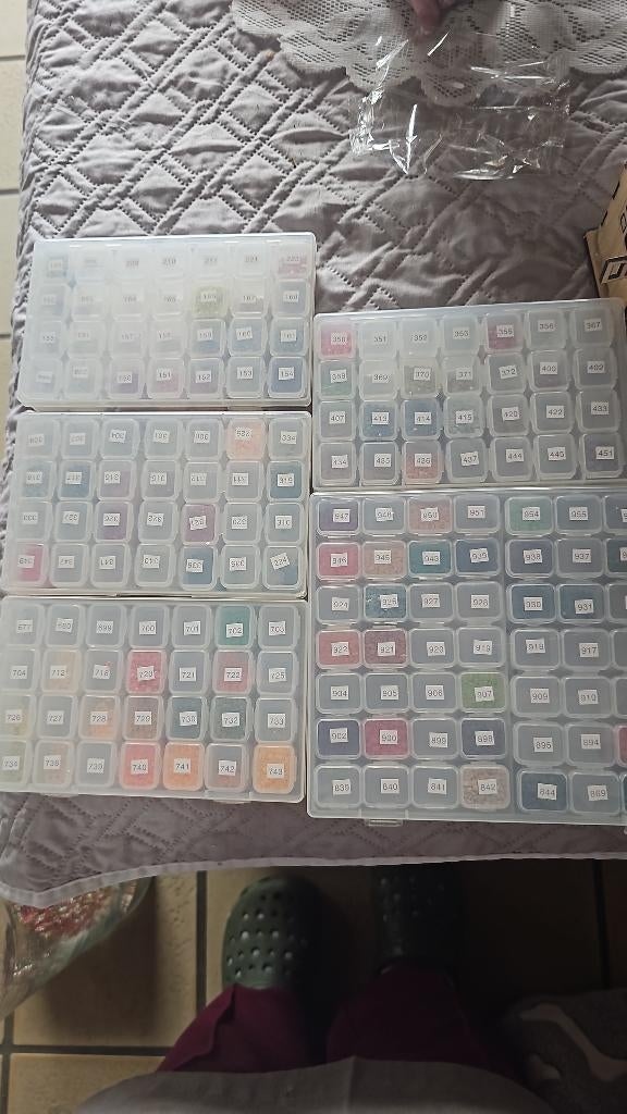 Diamond Painting steentjes, Ophalen of Verzenden, Zo goed als nieuw, Diamond painting