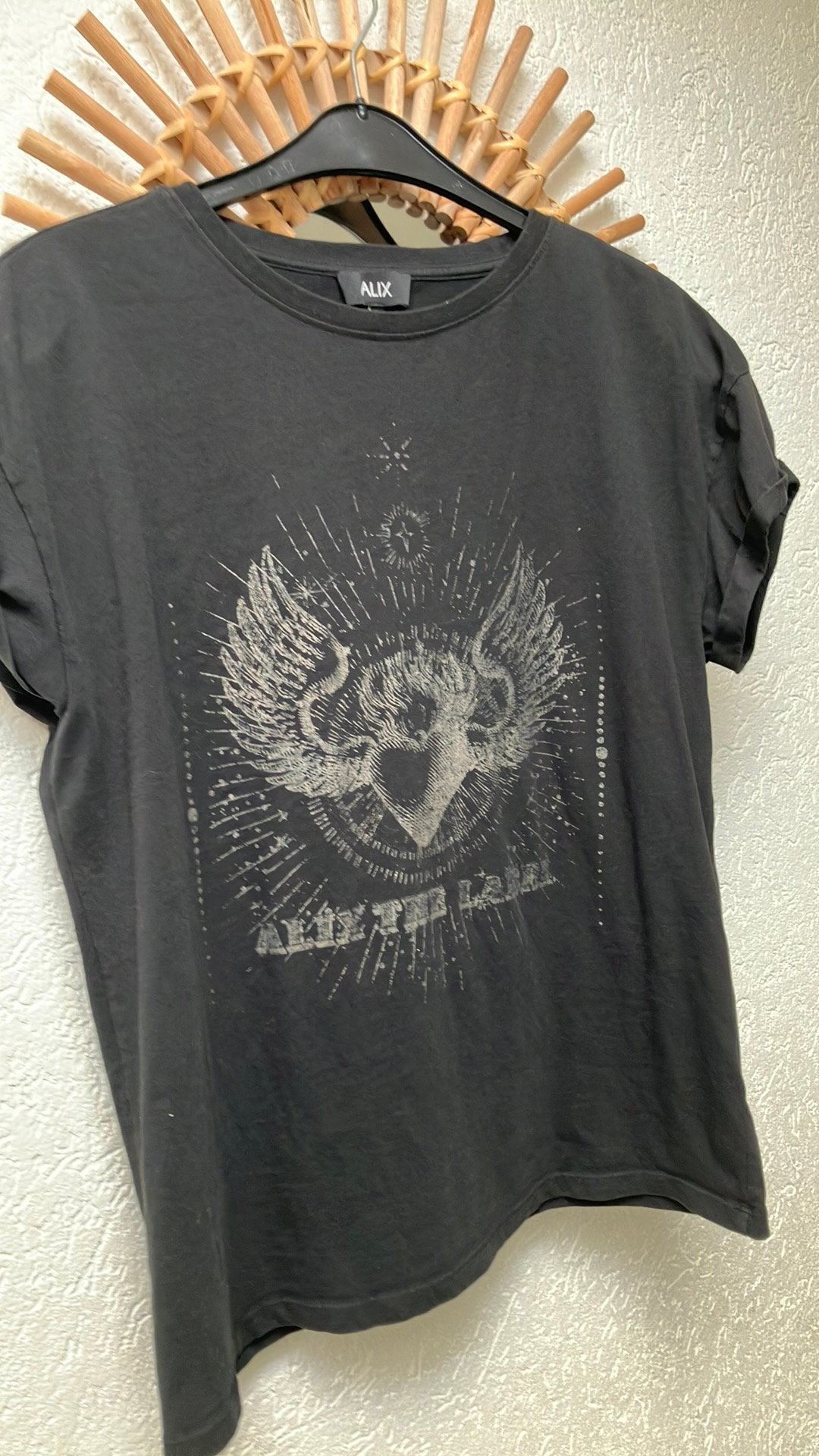 Zwart shirt Alix the Label L, Ophalen of Verzenden, Zo goed als nieuw, Zwart, Korte mouw