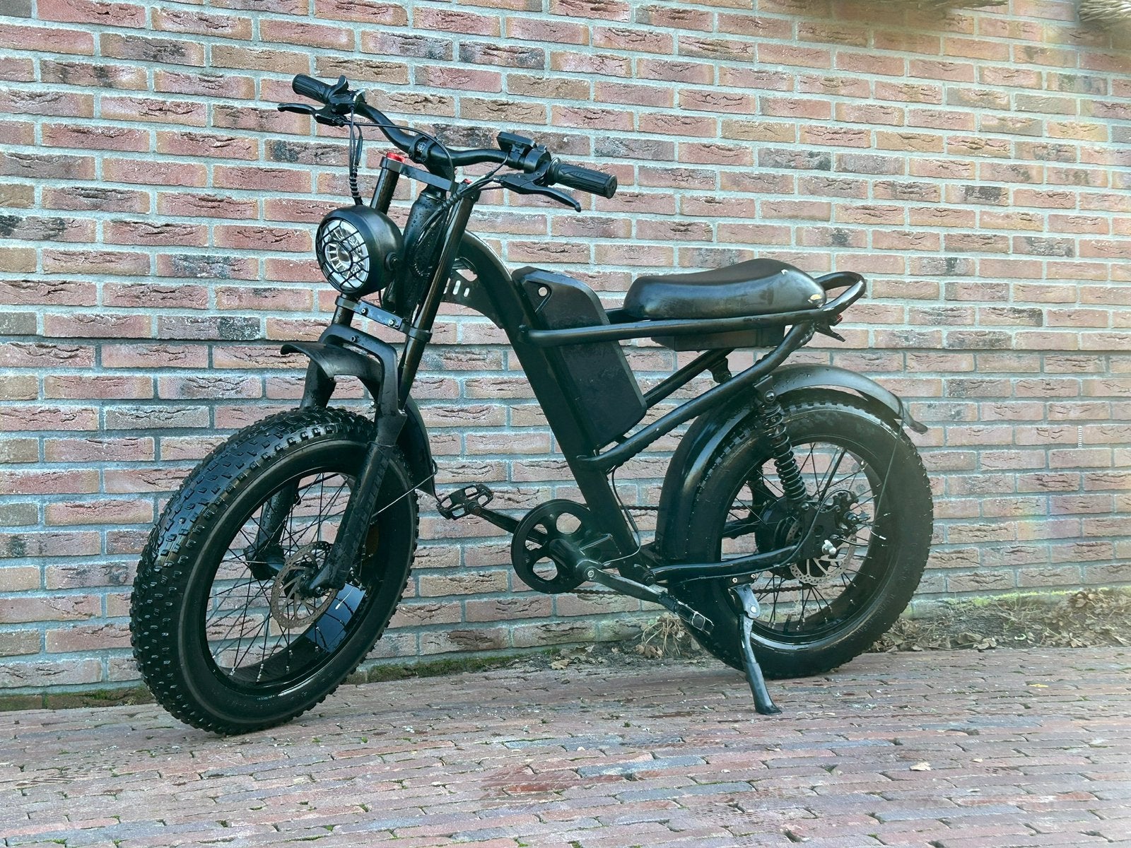 Stoere Elektrische Fatbike 40 km/u | Uitneembare Accu, Gebruikt, Minder dan 47 cm, 50 km per accu of meer, Ophalen