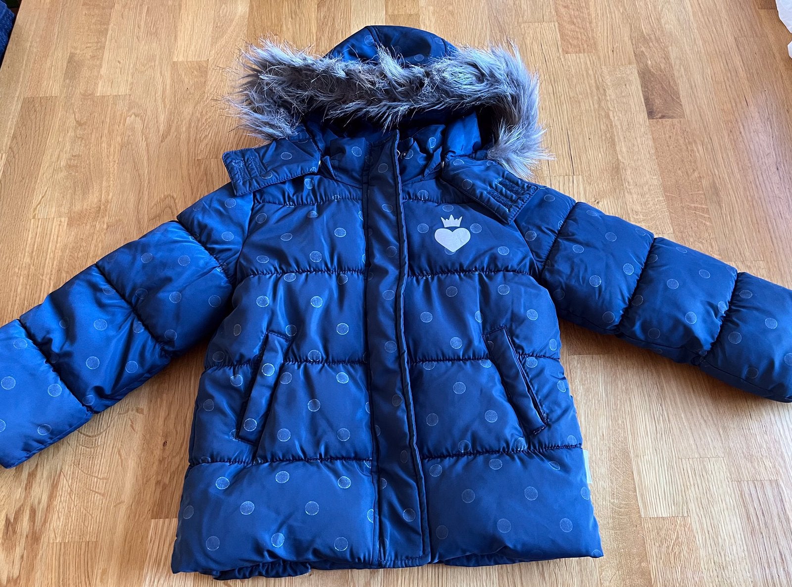Warme reflecterend winterjas met bontkraag maat 98 Name It, Ophalen of Verzenden, Zo goed als nieuw, Meisje, Jas