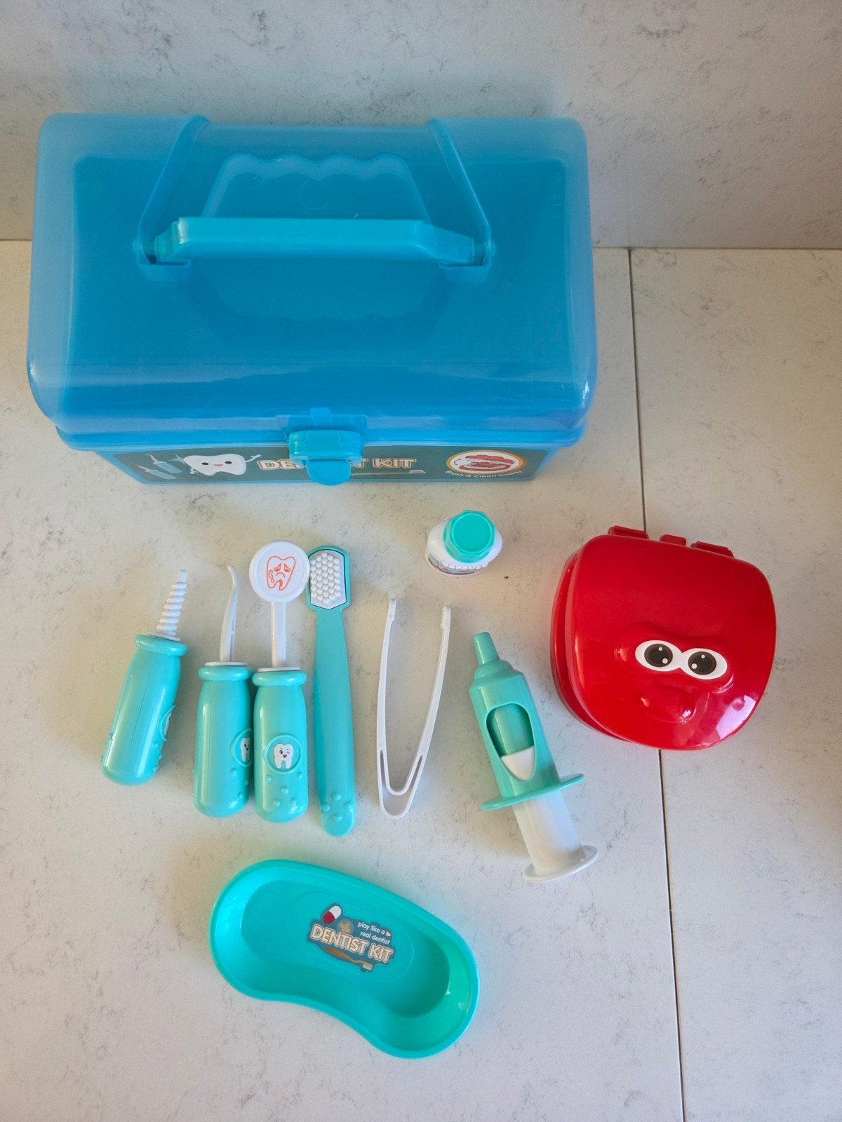 Dokterskoffer Tandarts Speelset voor Kinderen, Ophalen of Verzenden, Zo goed als nieuw, Jongen of Meisje