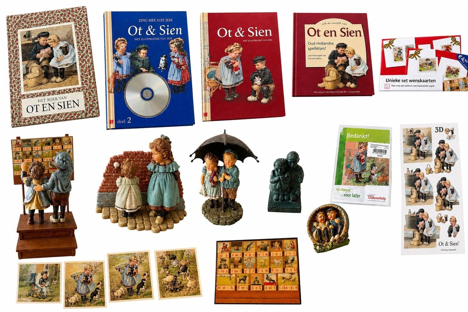 Ot en Sien Collectie: Boeken, Beeldjes en Meer, Ophalen, Gebruikt