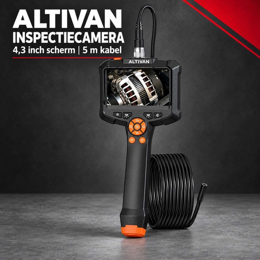 Altivan Inspectiecamera 5m 4,3inch scherm 1080p endoscoop, Nieuw, <redacted>, Altivan, Ophalen