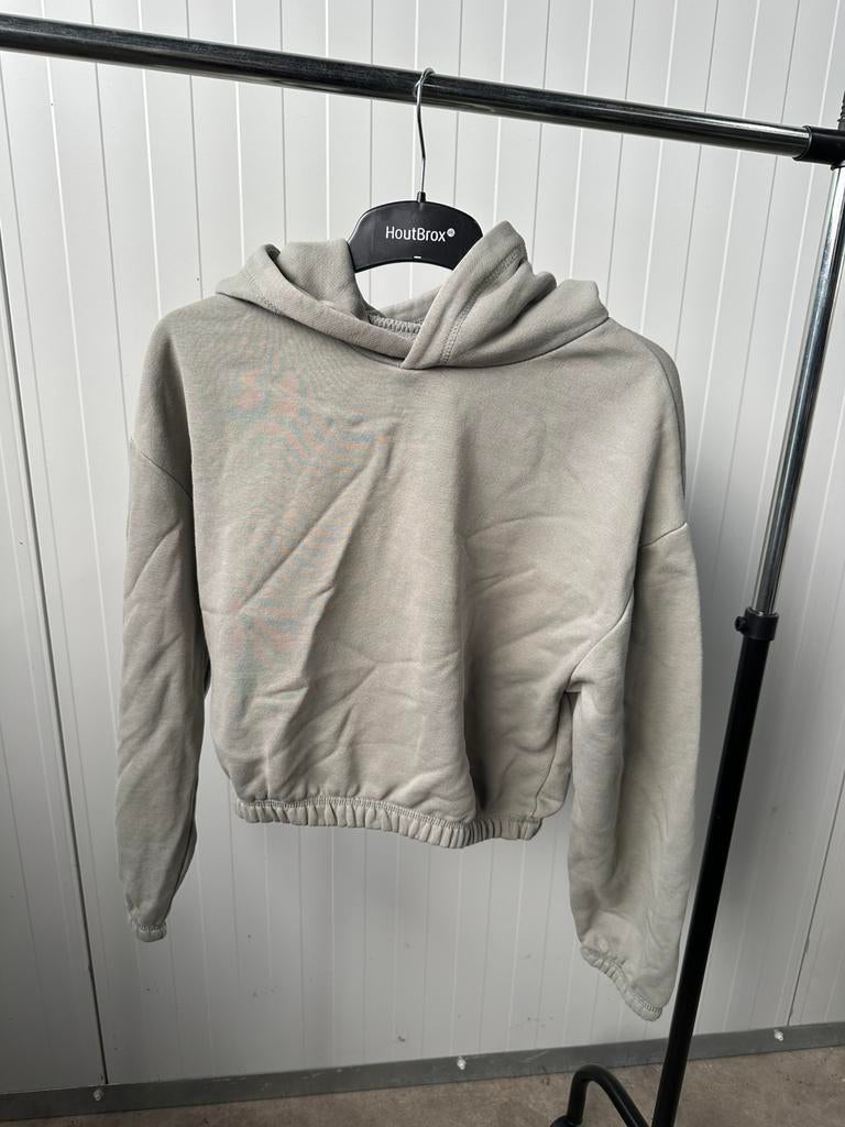 Khaki hoodie maat S, Ophalen of Verzenden, Zo goed als nieuw, Groen