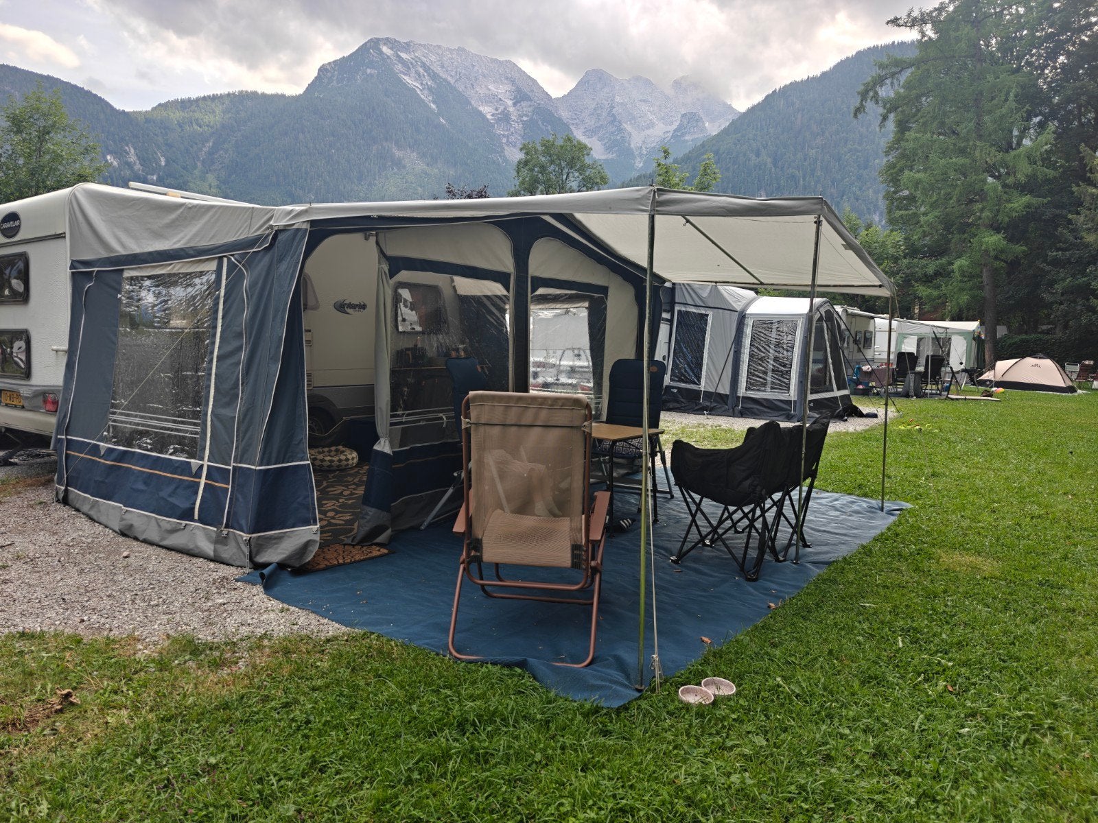 Star Camp - Ten Cate voortent met luifel (420x280/208), Ophalen, Gebruikt