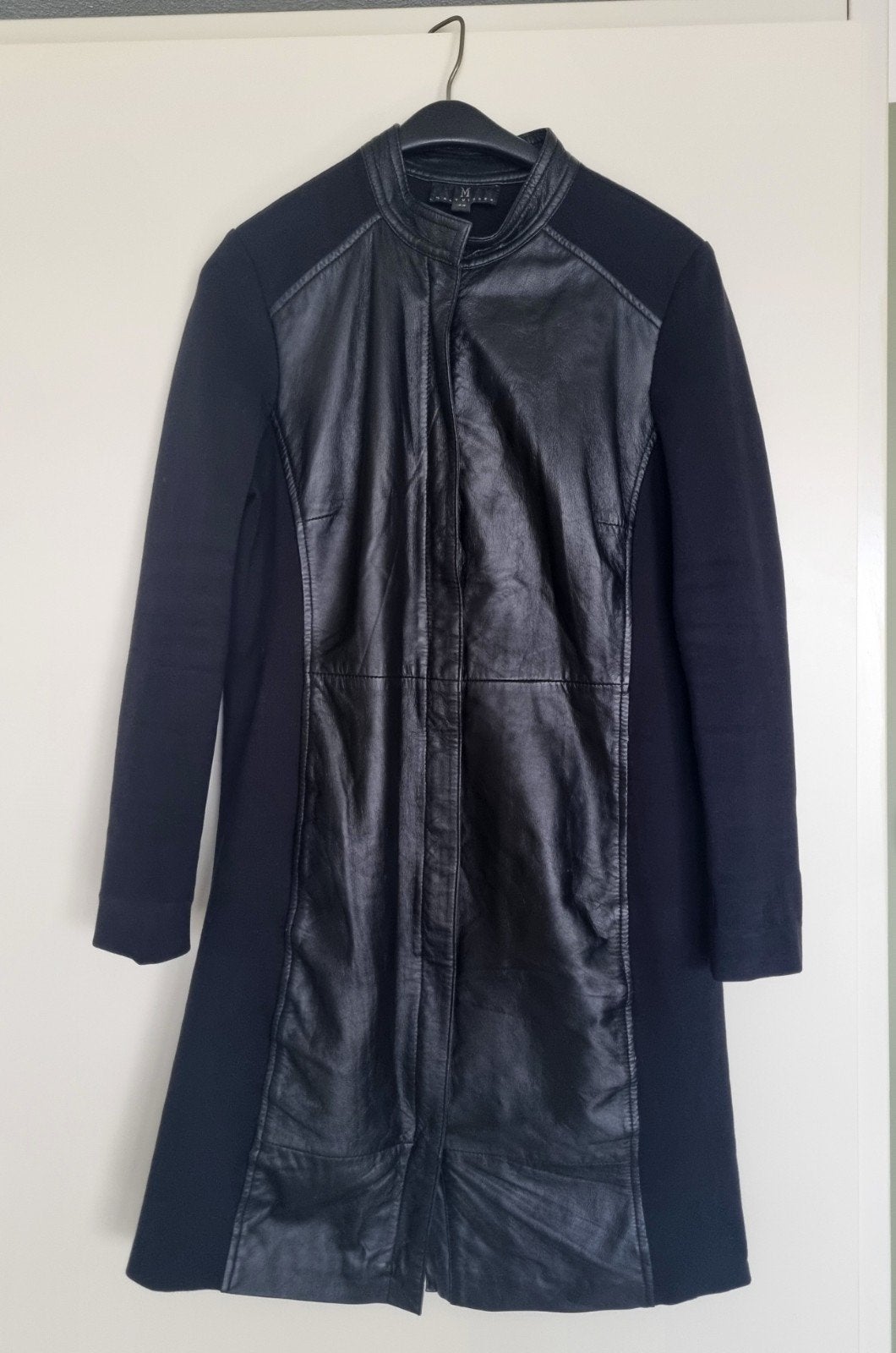 Mooie leren lange jurk/mantel/jas van Mart Visser 44 xxl, Mart Visser, Ophalen of Verzenden, Zo goed als nieuw, Zwart