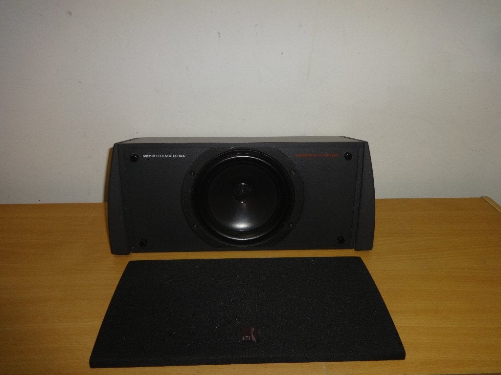 Kef Model 90 center luidspreker, Ophalen of Verzenden, Zo goed als nieuw, 60 tot 120 watt, Basreflex