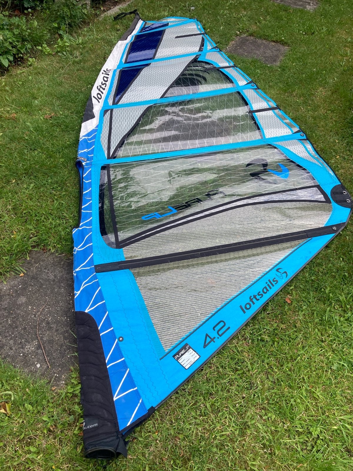 Loftsails Purelip 4.2 windsurfzeil, Watersport en Boten, Windsurfen, Gebruikt, 3.5 tot 5 m², Ophalen of Verzenden, Zeil