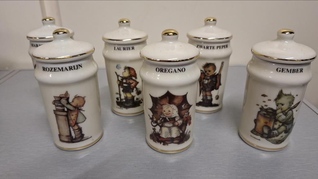 Hummel Kruidenpotjes Set - 6 Stuks in Perfecte Staat, Ophalen of Verzenden
