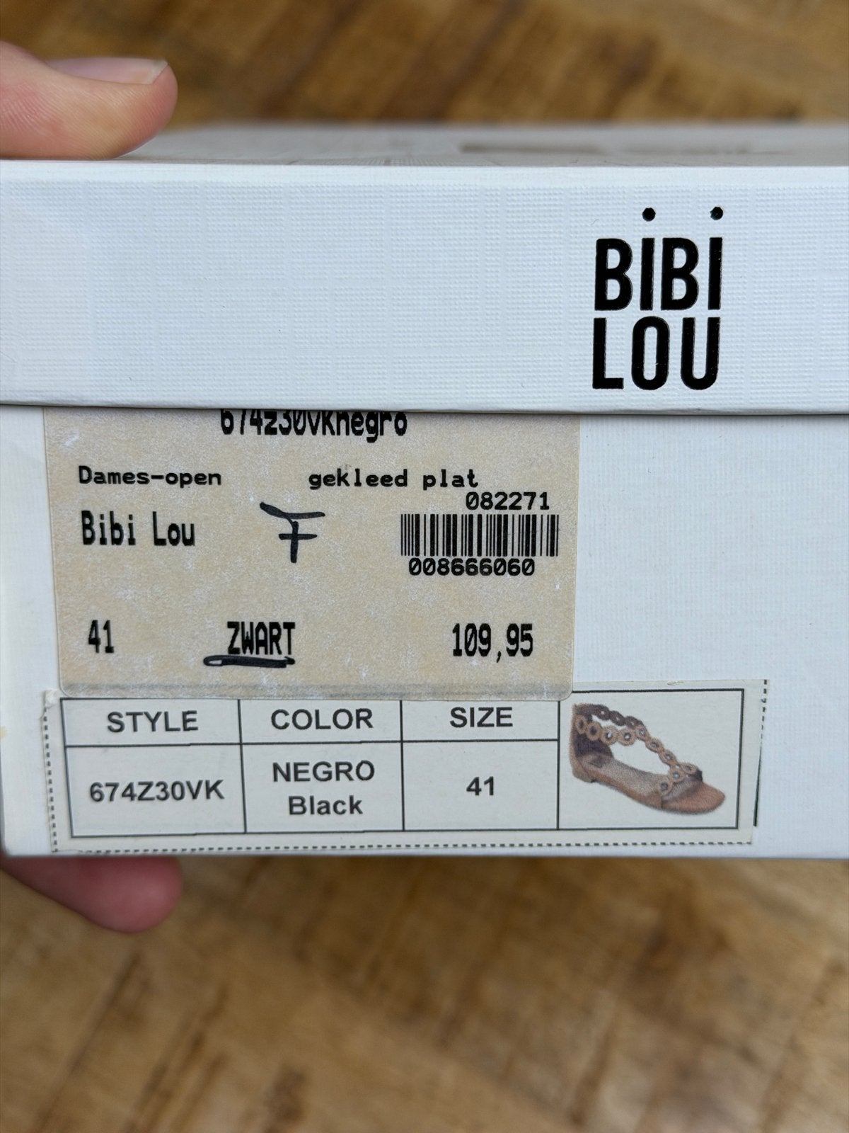 Bibi Lou Zwarte Sandalen Maat 41 - Nieuw, Ophalen of Verzenden, Nieuw, Zwart, Sandalen of Muiltjes