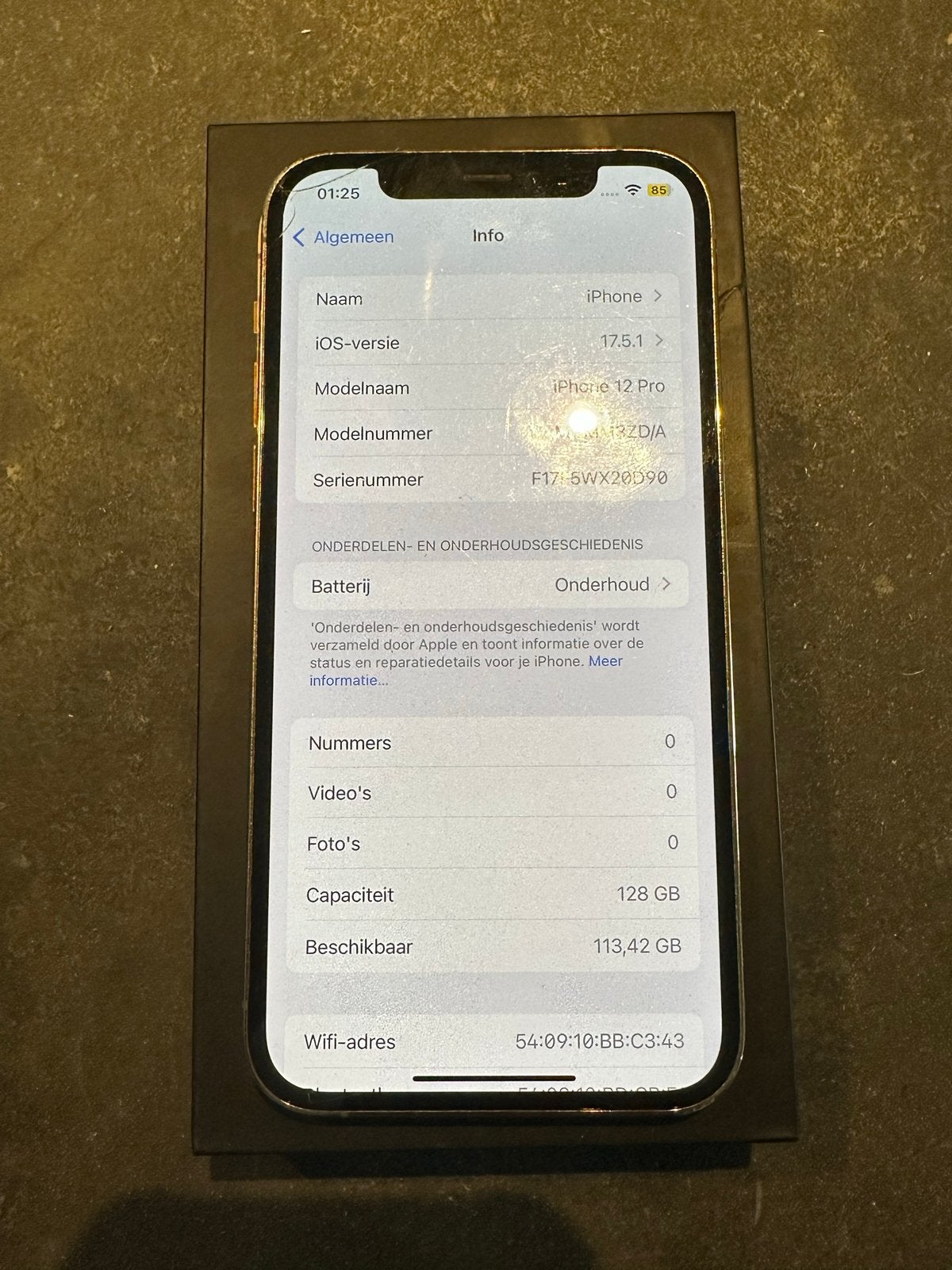 iPhone 12 Pro 128 GB - Compleet en Nette Staat, Ophalen of Verzenden, Gebruikt, 128 GB, IPhone 12 Pro
