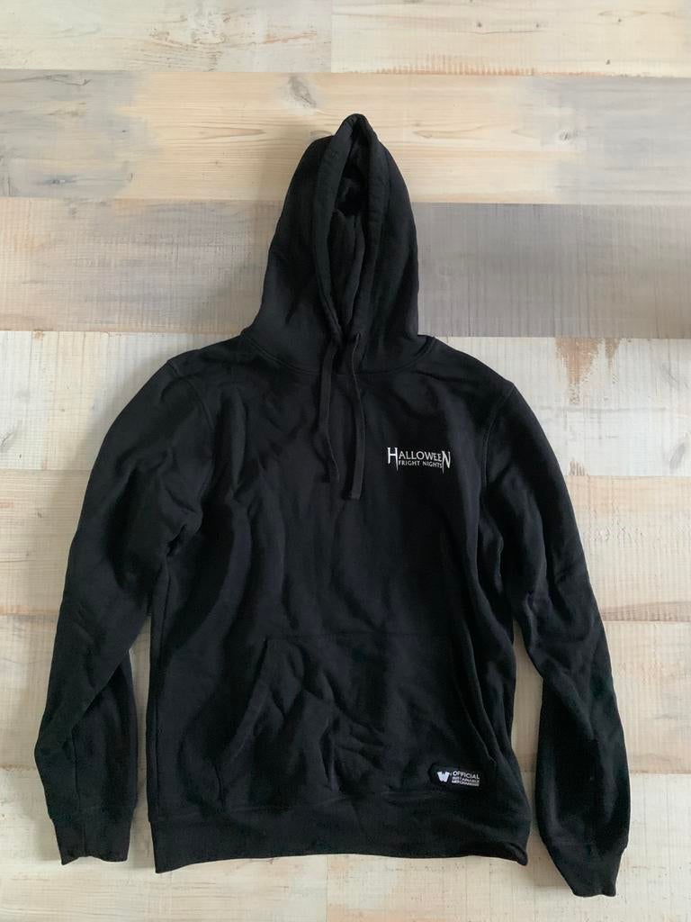 Walibi halloween fright nights hoodie maat L, Ophalen of Verzenden, Zo goed als nieuw, Zwart