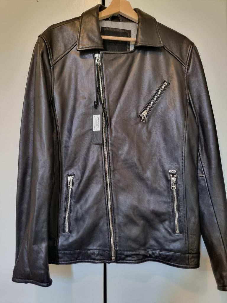 Nieuwe Zumo leren jas,zwart maat Xl, Ophalen, Nieuw, Maat 56/58 (XL), Zwart