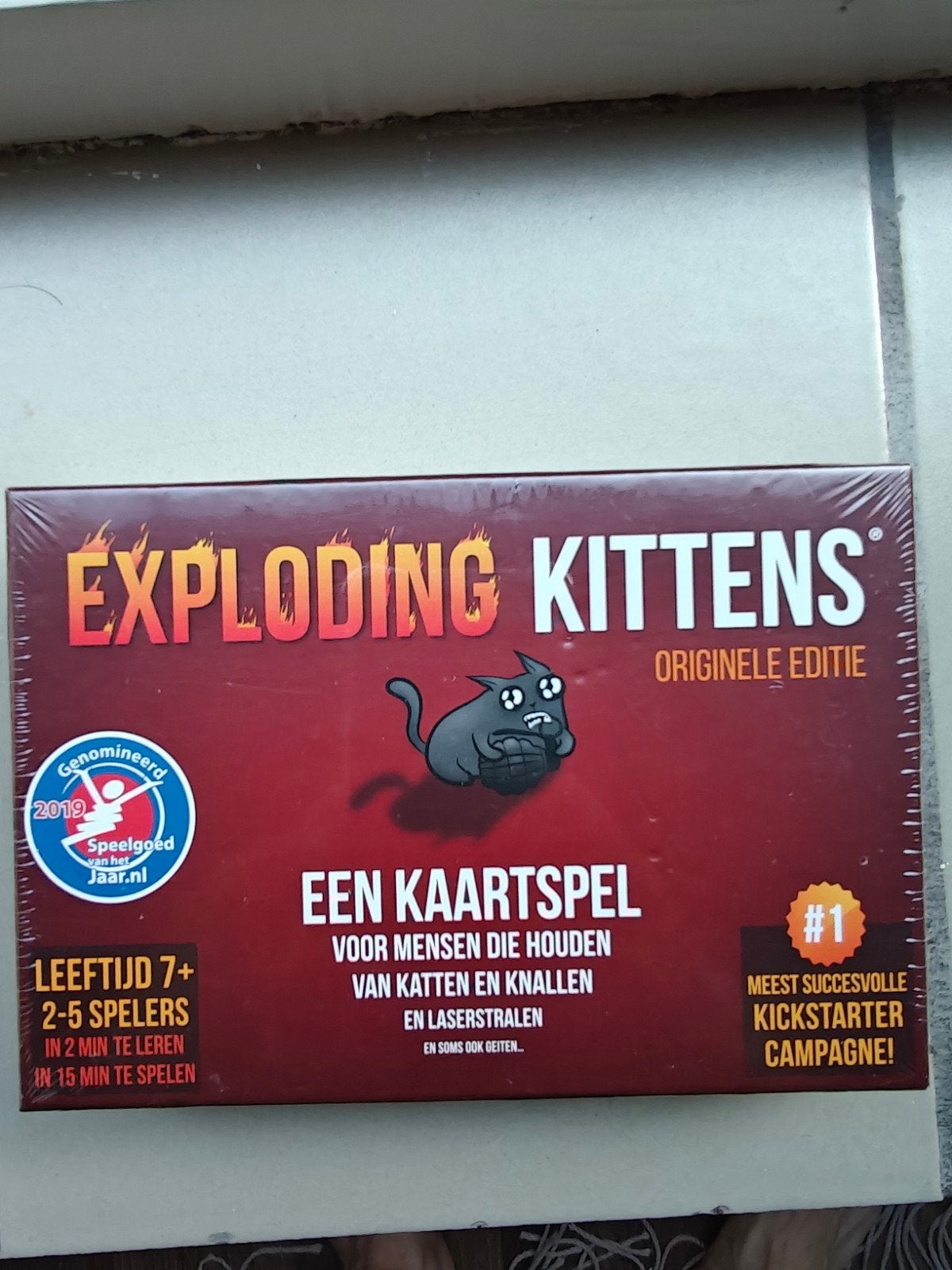 Exploding Kittens Originele Editie Kaartspel, Vijf spelers of meer, Ophalen, Nieuw, Exploding Kittens