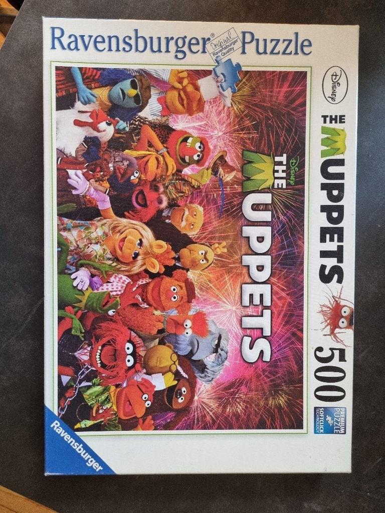 Puzzel 500 stukjes muppets, Ophalen, 500 t/m 1500 stukjes, Gebruikt, Legpuzzel