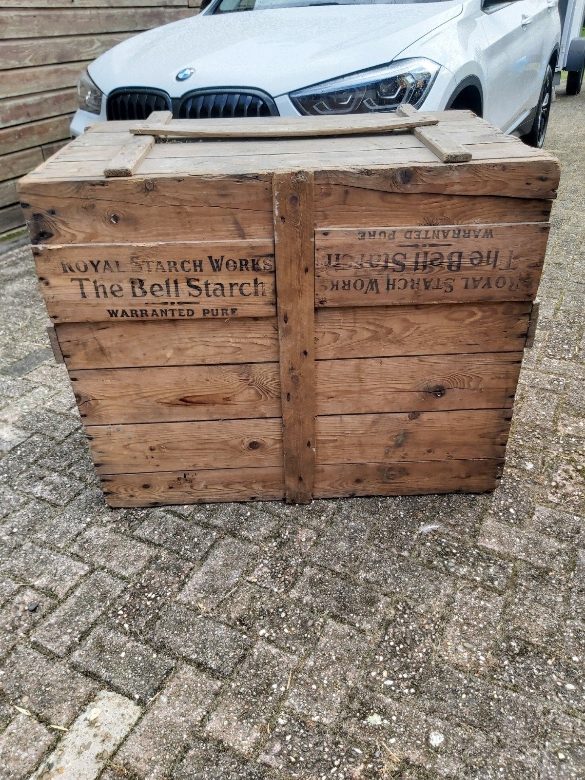 Oude houten kist GRATIS, Ophalen of Verzenden, Gebruikt, 50 tot 100 cm