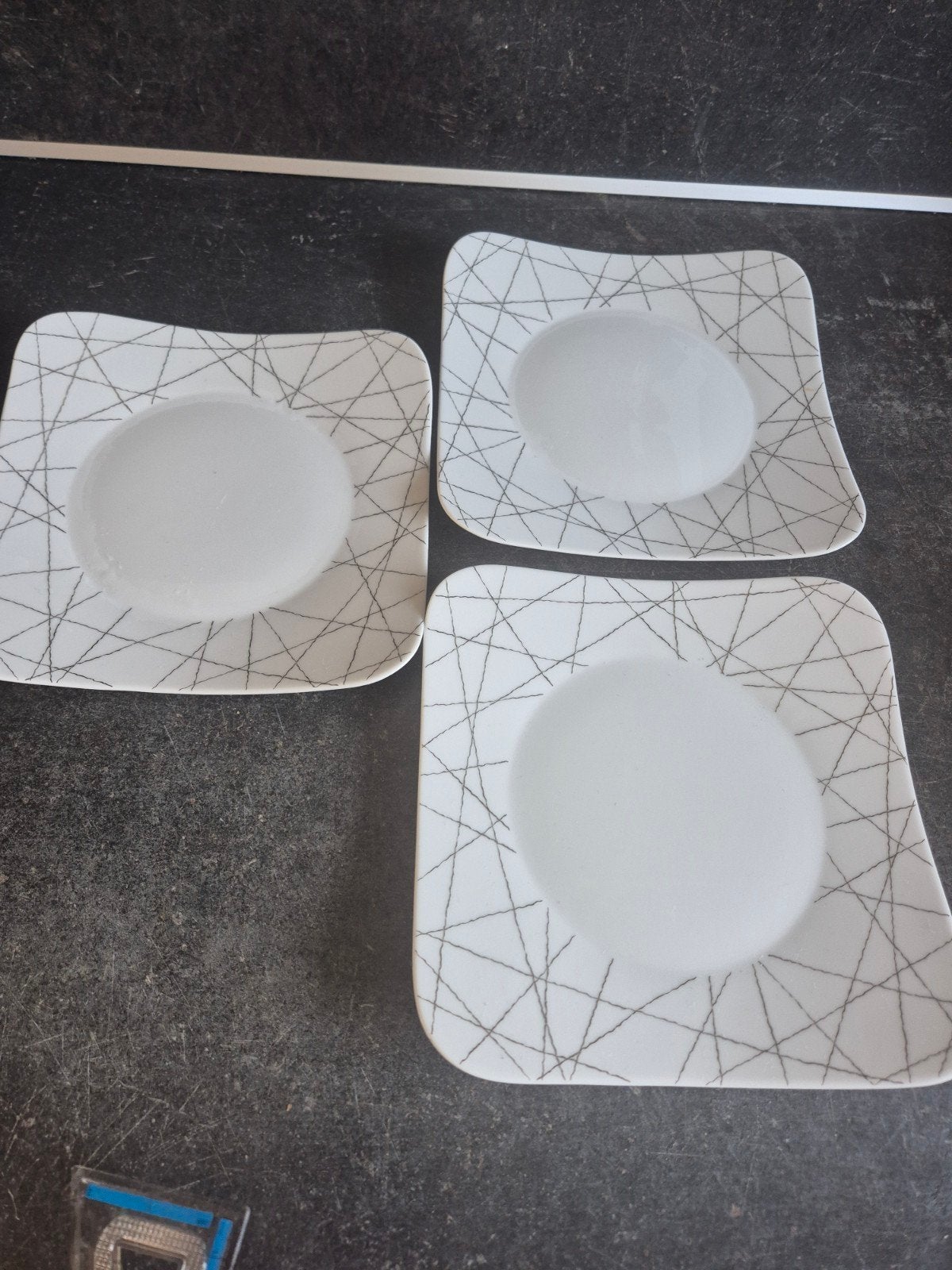 3 plate Rosenthal Studio Line, Ophalen of Verzenden, Glas of Kopje