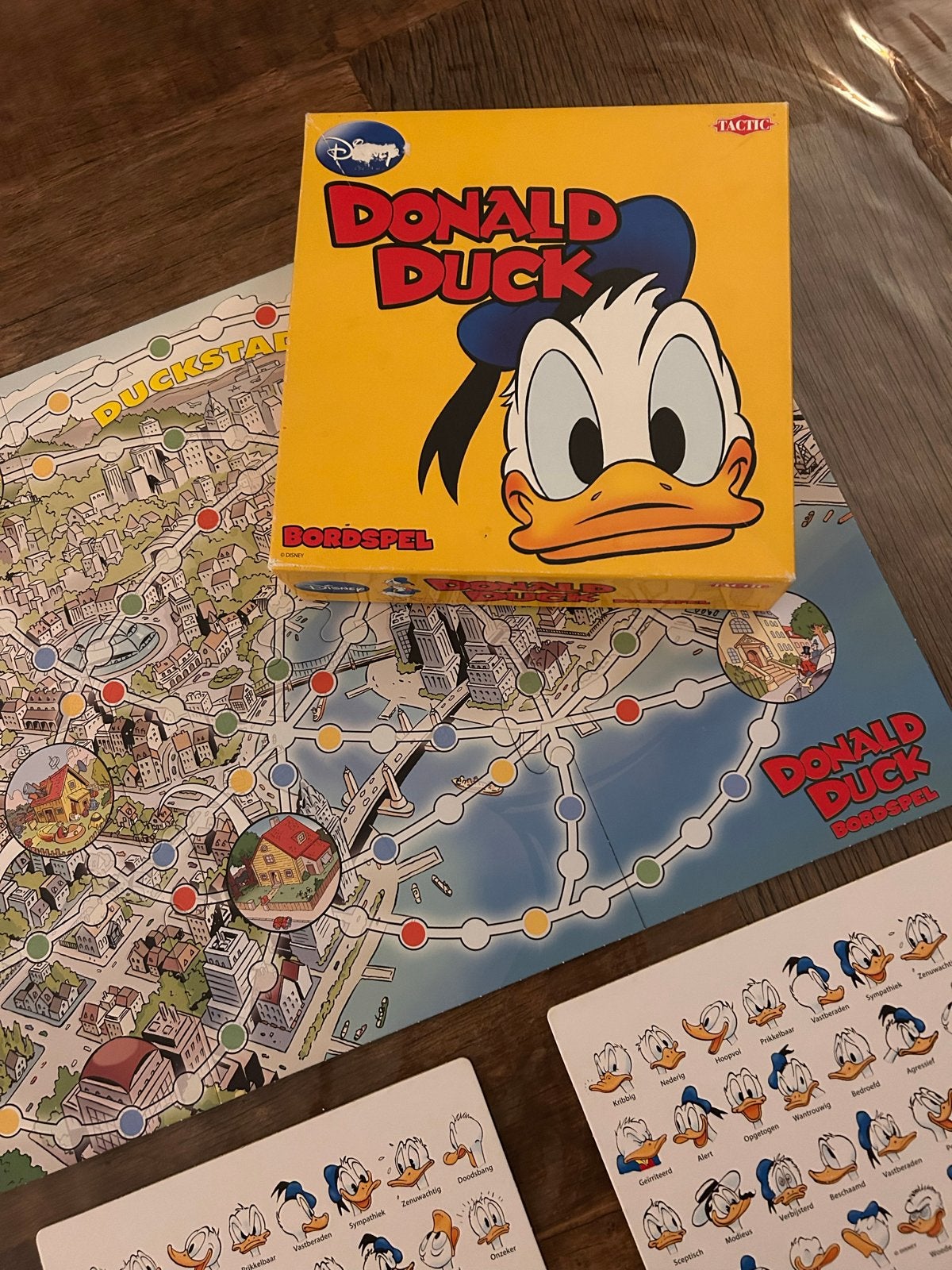 Donald Duck Bord spel - Compleet en in goede staat, Hobby en Vrije tijd, Drie of vier spelers, Ophalen of Verzenden, Zo goed als nieuw