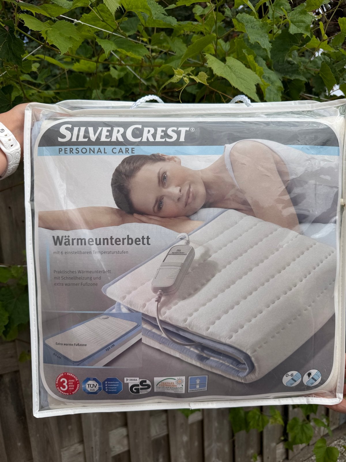 Elektrische deken / Warmte onderdeken - Nieuw in verpakking, Overige materialen, Verstelbaar, Eenpersoons, Wit