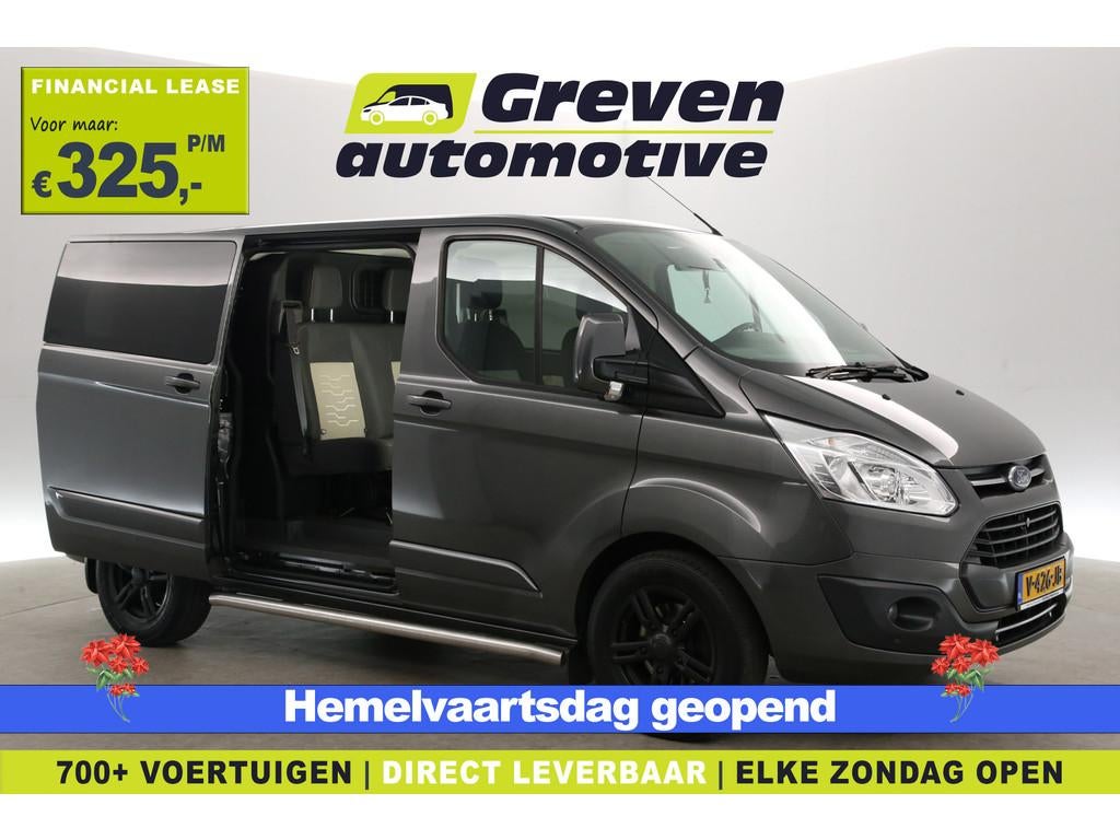 Ford Transit Custom 2.0 TDCI L1H1 Limited 170PK | Dubbele Ca, Auto's, Bestelauto's, Bedrijf, Te koop, ABS, Airbags, Airconditioning