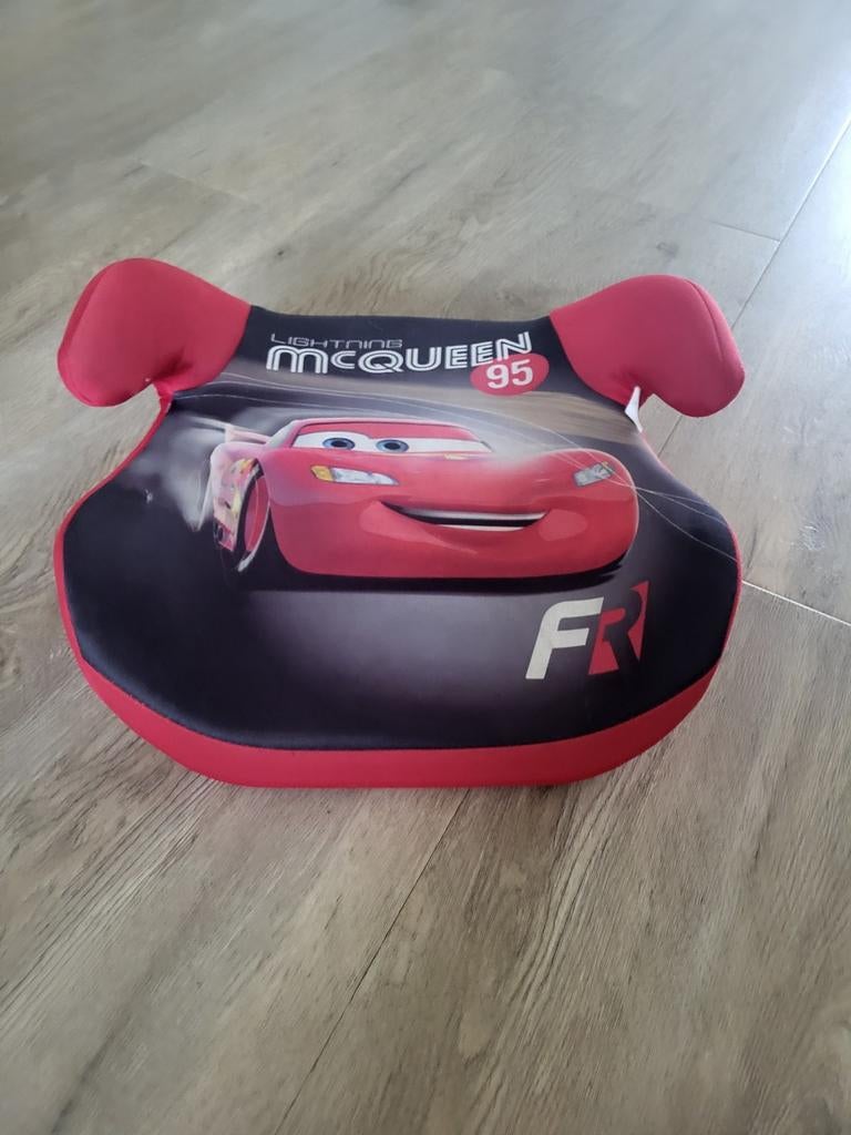 Autozitje Lightning McQueen zitverhoger, Overige merken, 15 t/m 36 kg, Ophalen of Verzenden, Gebruikt