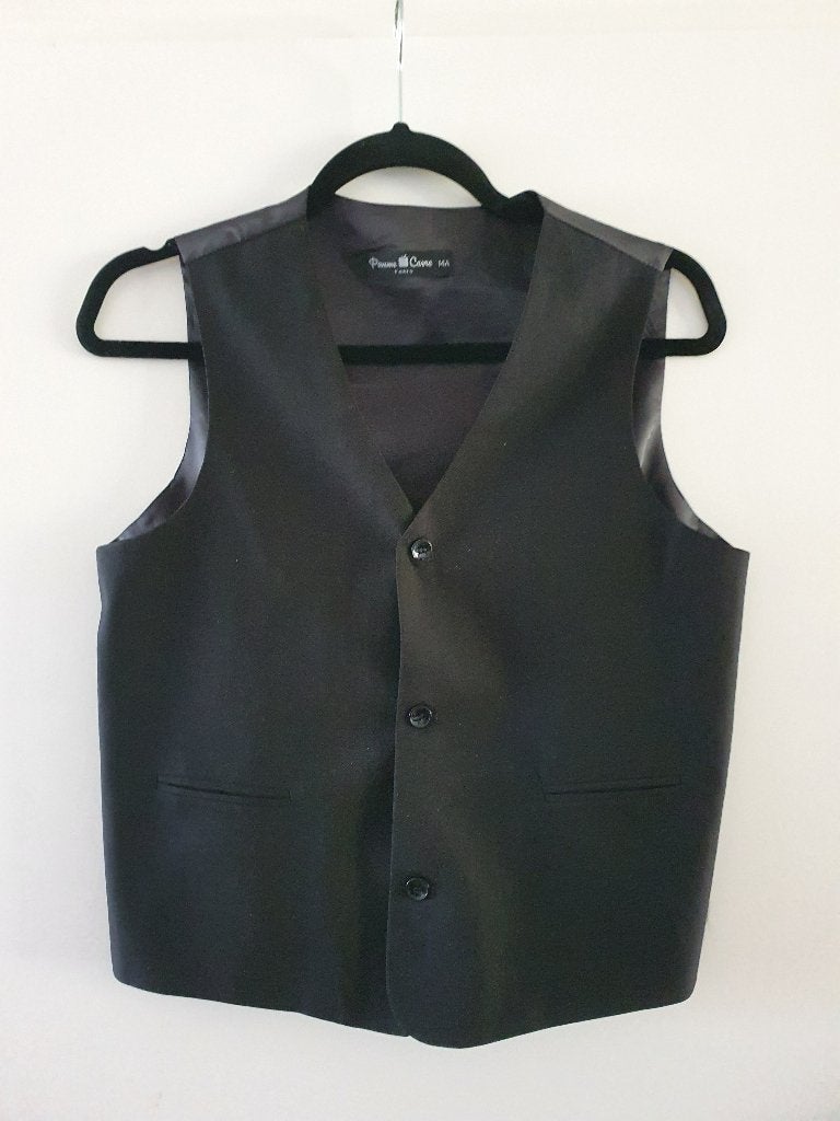 Zwart gilet Pierre Cardin maat 14 jongen zgan gala, Ophalen of Verzenden, Zo goed als nieuw, Jongen, Overige typen