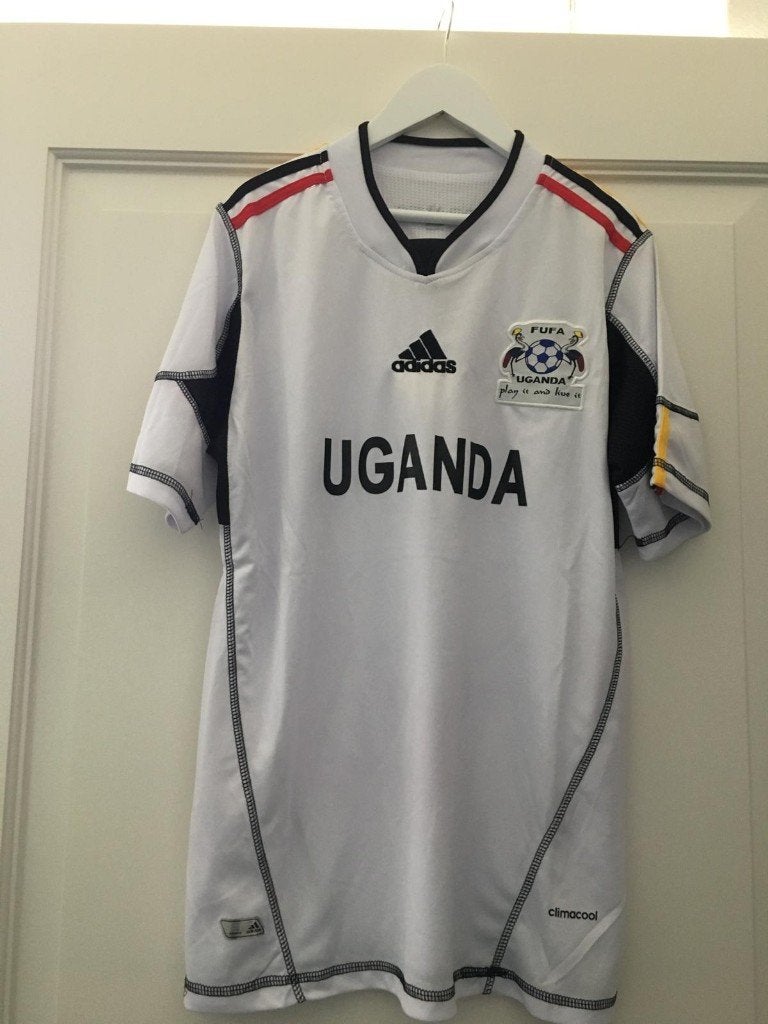 #VSM17 Voetbalshirt Uganda te koop!! Maat M, Maat M, Verzenden, Zo goed als nieuw, Shirt