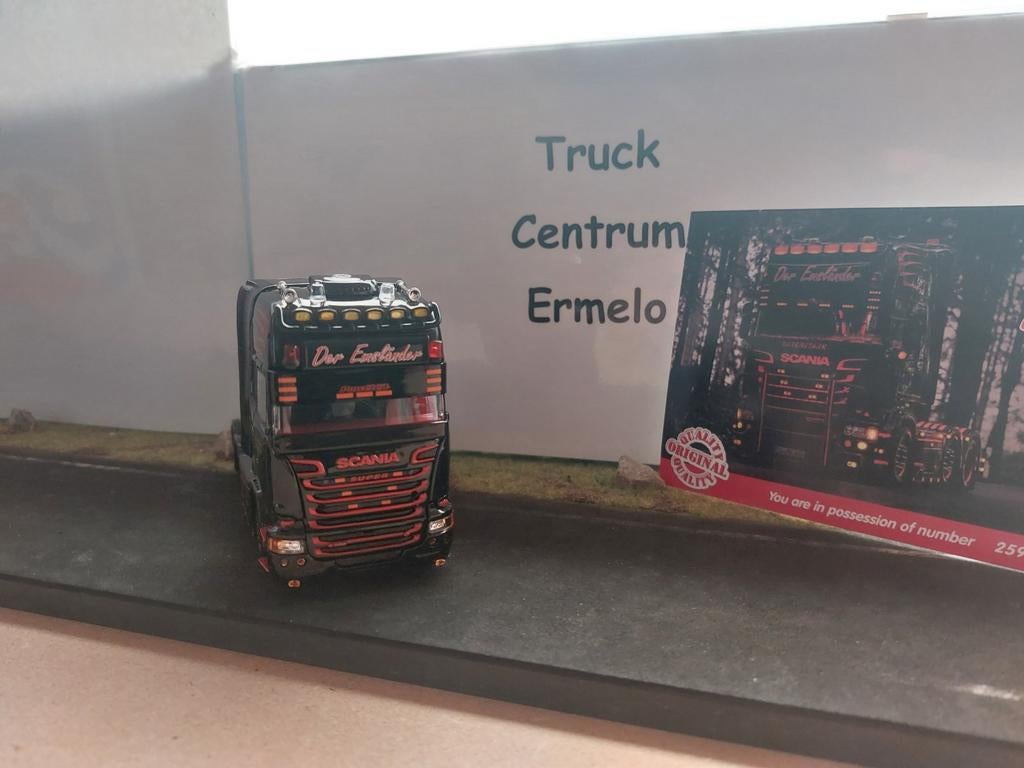 Schulze- Der Emslander
Scania R-Streamline Topline 6x2, Ophalen of Verzenden, Nieuw, Bus of Vrachtwagen, Tekno