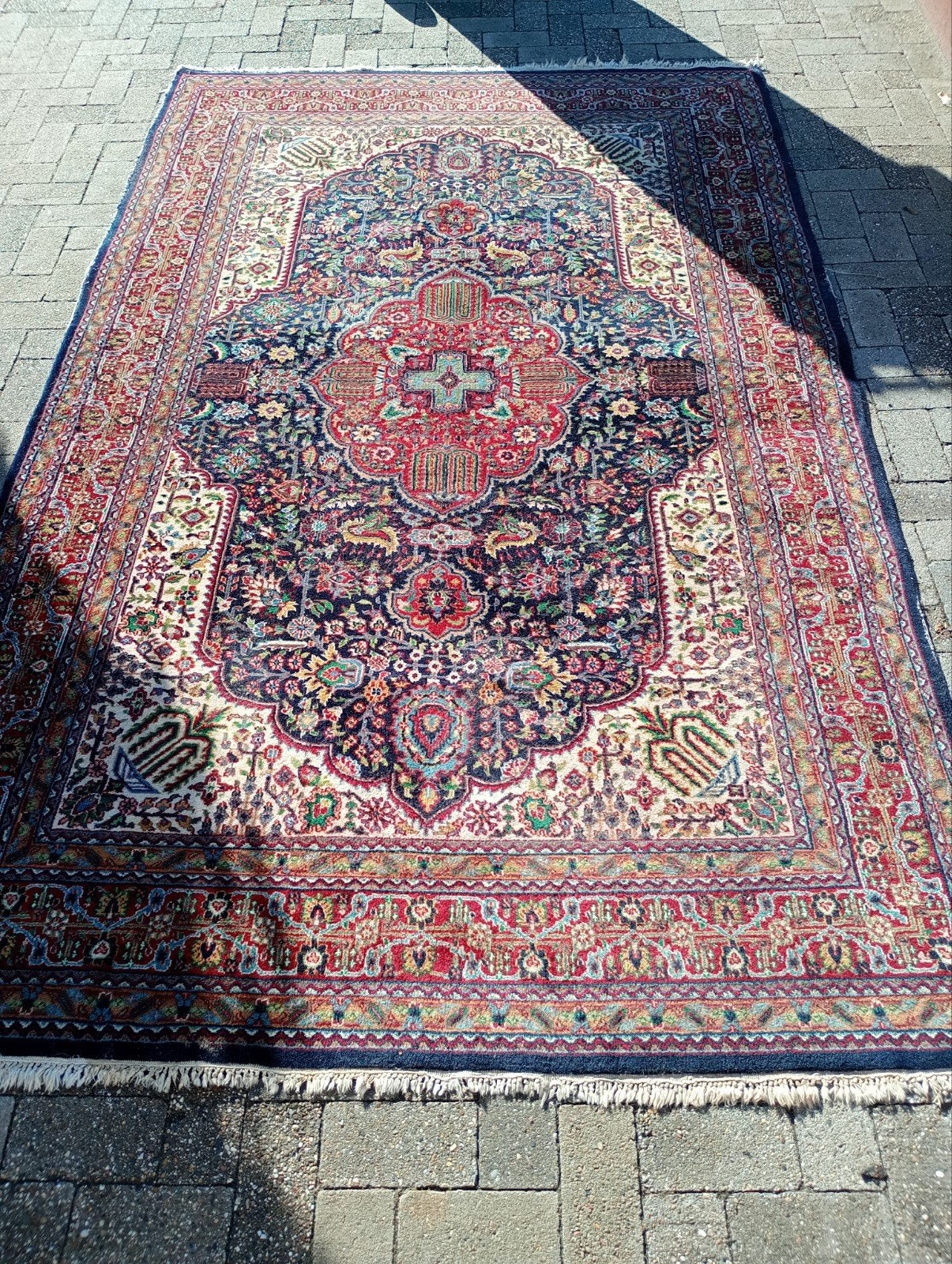 Prachtig Antiek Perzisch tapijt - Handgeknoopt, zo goed als, Huis en Inrichting, Gebruikt, Perzisch, Klassiek, Oosters, 150 tot 200 cm