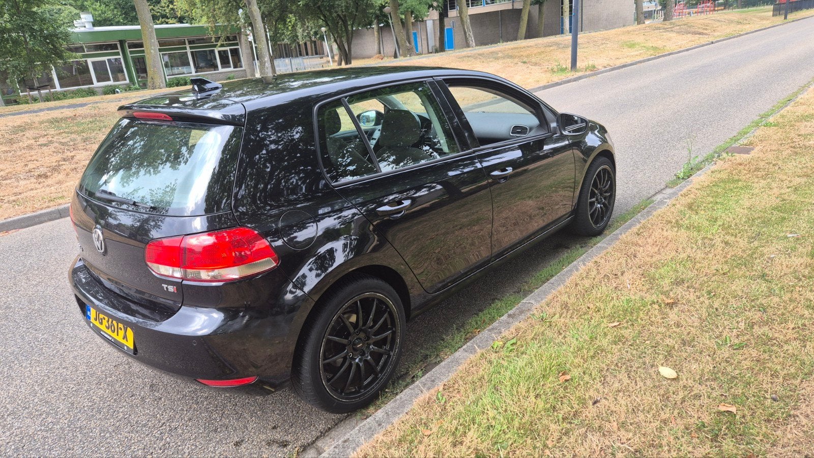 Volkswagen Golf 1.4 TSI 90KW 2009 Zwart, Auto's, 4 cilinders, Handgeschakeld, Geïmporteerd, 1390 cc