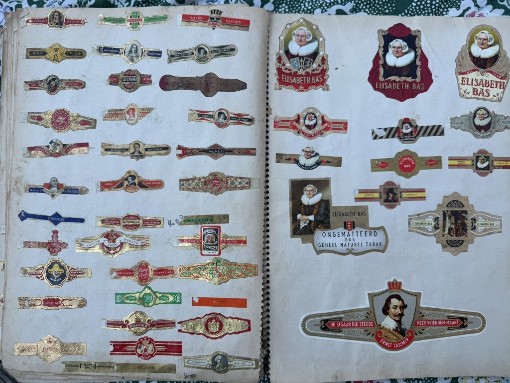 cigarenbandjes sigarénbandjes jaren 60, Verzamelen, Rookartikelen, Aanstekers en Luciferdoosjes, Verzenden, Zo goed als nieuw