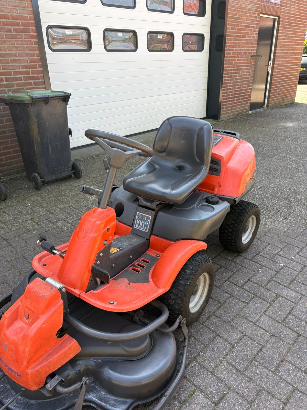 Husqvarna Rider R 175 hydrostaat hard 112 cm mulch maaidek, Gebruikt, -, -, Ophalen of Verzenden