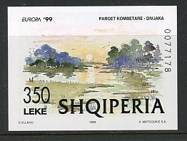 Albanie- 1999- blok =- motief Europa, Ophalen of Verzenden, Overige landen, Postfris
