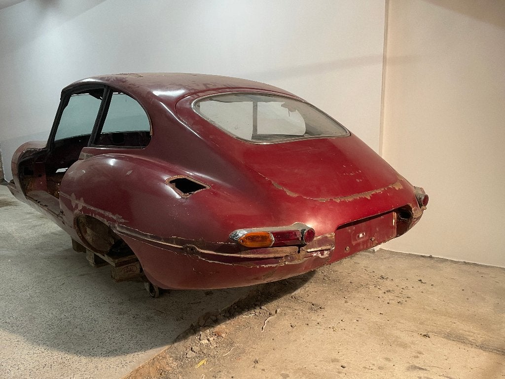 jaguar e type serie 1 2+2 carrosserie met documenten, Ophalen of Verzenden, Gebruikt, Jaguar