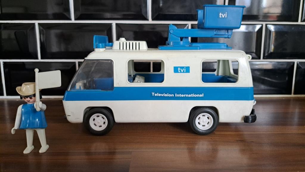 Playmobil Regiewagen TVI 3530- Vintage Set, Ophalen of Verzenden, Gebruikt, Complete set