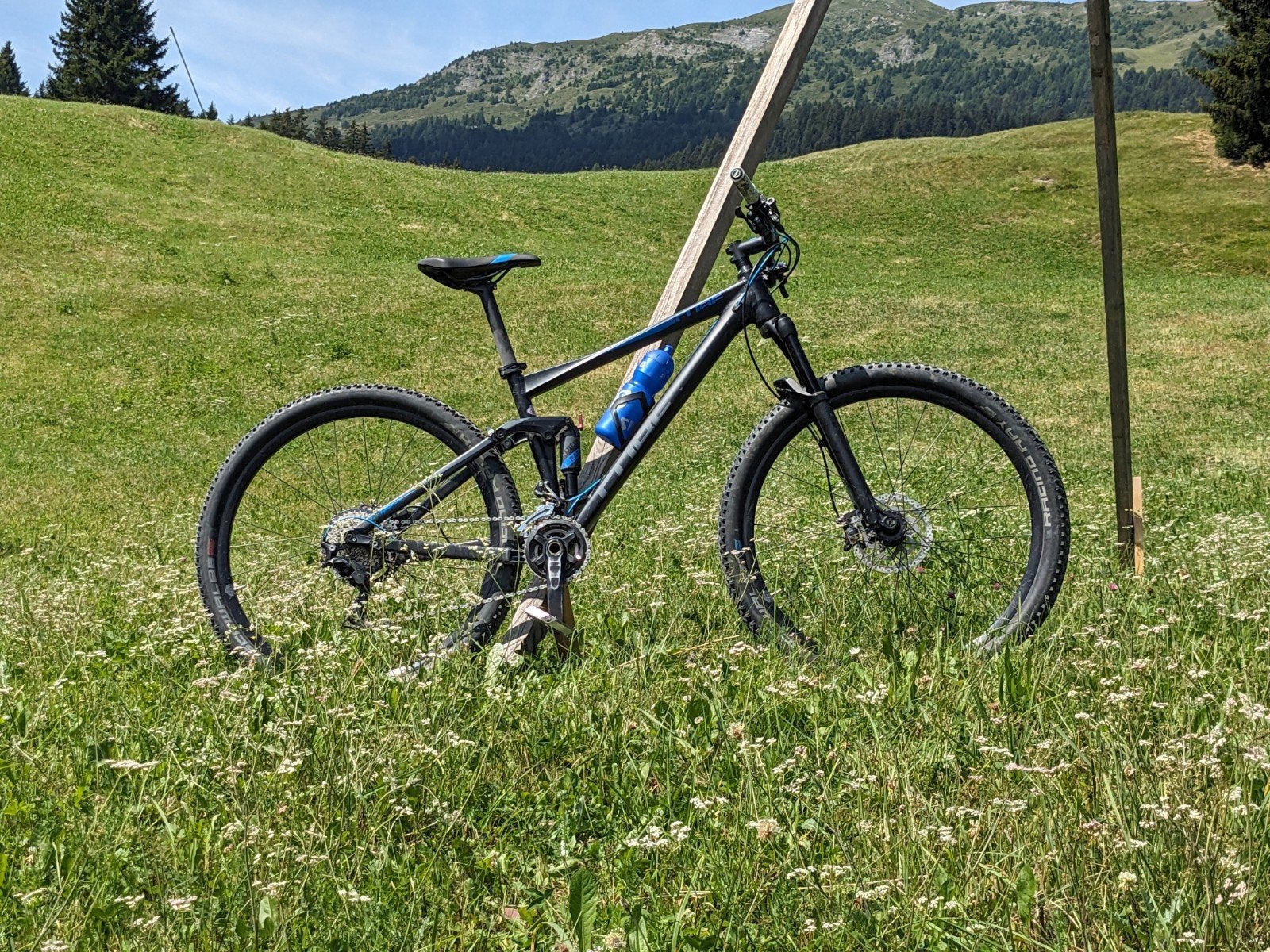 Cube stereo full suspension MTB size 19, Ophalen, 24 inch of meer, Gebruikt, Aluminium